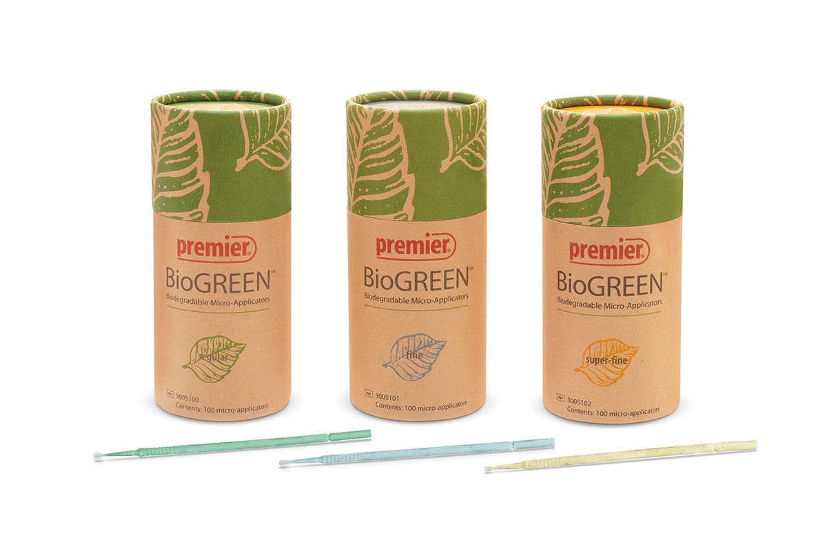 BioGREEN Biodegradable Micro Applicators – Premier Dental, Applikationspinsel