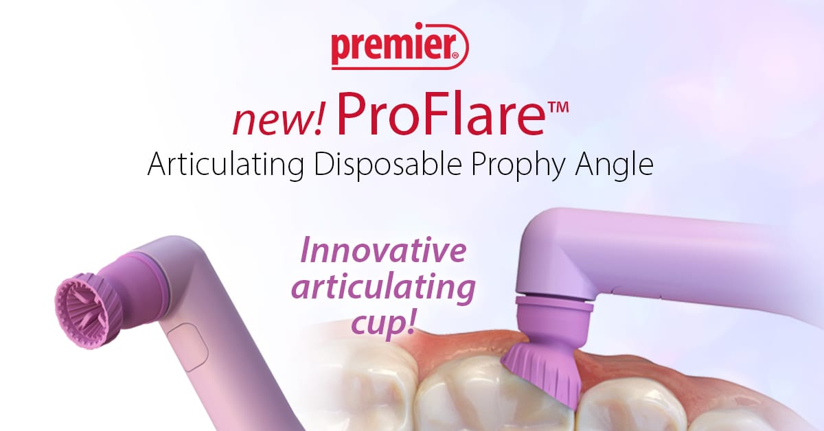 ProFlare™ Articulating Disposable Prophy Angle – Premier Dental, Prophylaxis Polishers