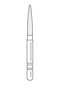 L260.8Z Long Shank – TSZtech™ – Flame – Premier Dental, Diamonds