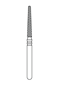 850-014 – Round-End Taper – Premier Dental, Diamond Burs
