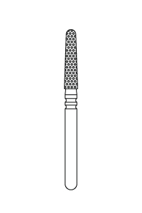 856-018 – Round-End Taper – Premier Dental, Diamond Burs