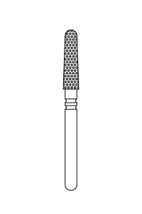 856-021 – Round-End Taper – Premier Dental, Diamond Burs