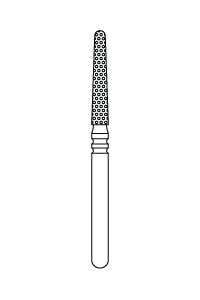 856L-016 – Round-End Taper – Premier Dental, Diamond Burs