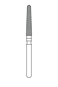 850-018 – Round-End Taper – Premier Dental, Diamond Burs