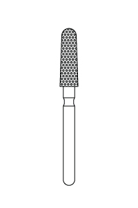 856-025 – Round-End Taper – Premier Dental, Diamond Burs