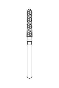 856L-018 – Round-End Taper – Premier Dental, Diamond Burs