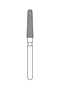856L-020 – Round-End Taper – Premier Dental, Endodontic Burs & Drills