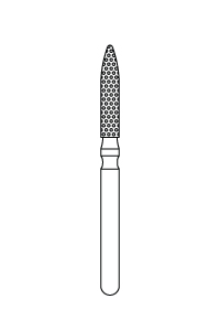 862-016 – Flame – Premier Dental, Diamond Burs