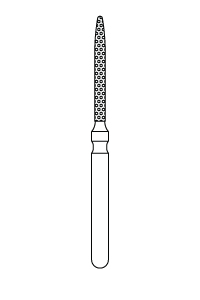 863-010 – Flame – Premier Dental, Diamond Burs