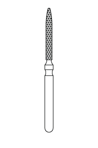 863-012 – Flame – Premier Dental, Diamond Burs