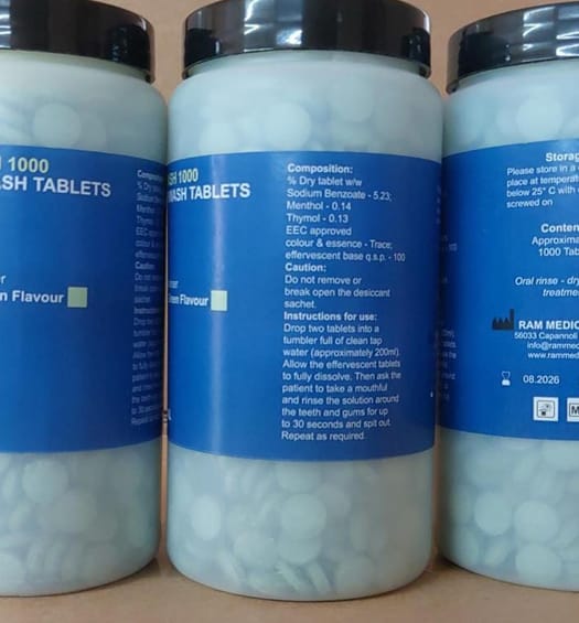 Ramwash 1000 – RAM Medical Srl, Mundspüllösungen