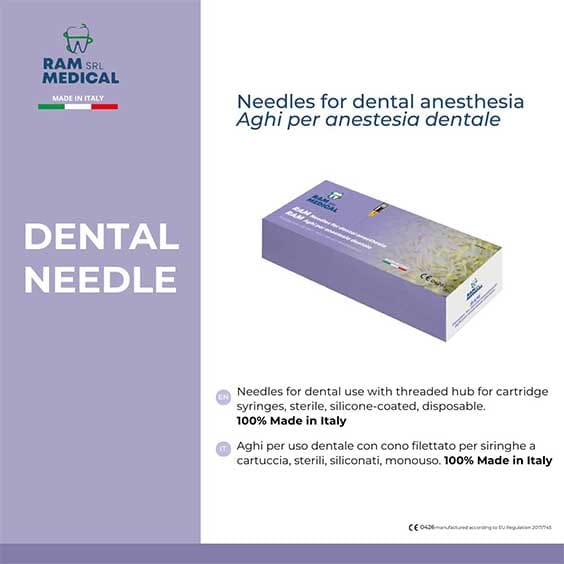 RAM Needles for dental anaesthesia