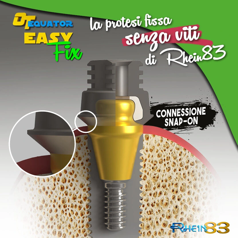 OT EQUATOR EASY FIX – Rhein 83 S.R.L., Implant Components & Abutments