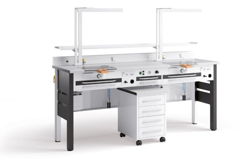 Double station workbench – Rossicaws SRL, Practice Furniture