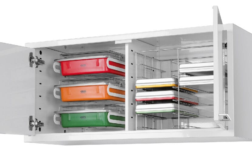 Support en acier pour trays et tubs – Rossicaws SRL, Geräte