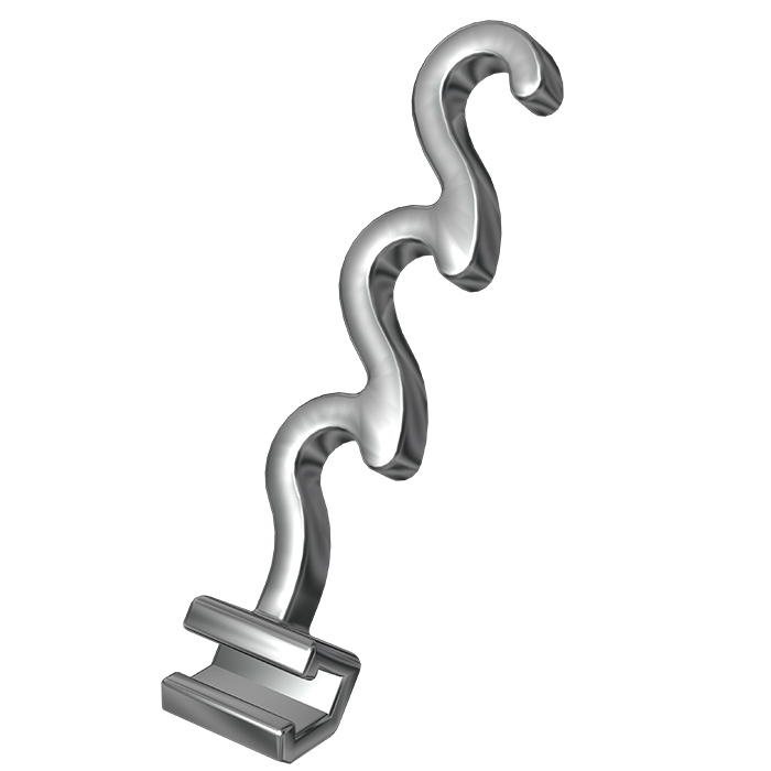 Crimpable Hook Long Spiral（Left） – Zhejiang Risheng Medical Technology Co ., Orthodontic Pliers & Instruments