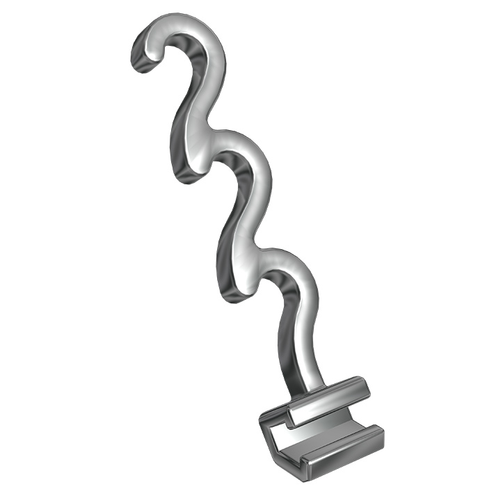 Crimpable Hook Long Spiral（Right） – Zhejiang Risheng Medical Technology Co ., Orthodontic Pliers & Instruments