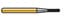 Gold Fast Cut Tungsten Burs