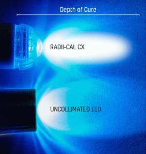 Radii-Cal CX - Lampe à polymériser LED collimatée – SDI Limited, Curing Lights and Accessories