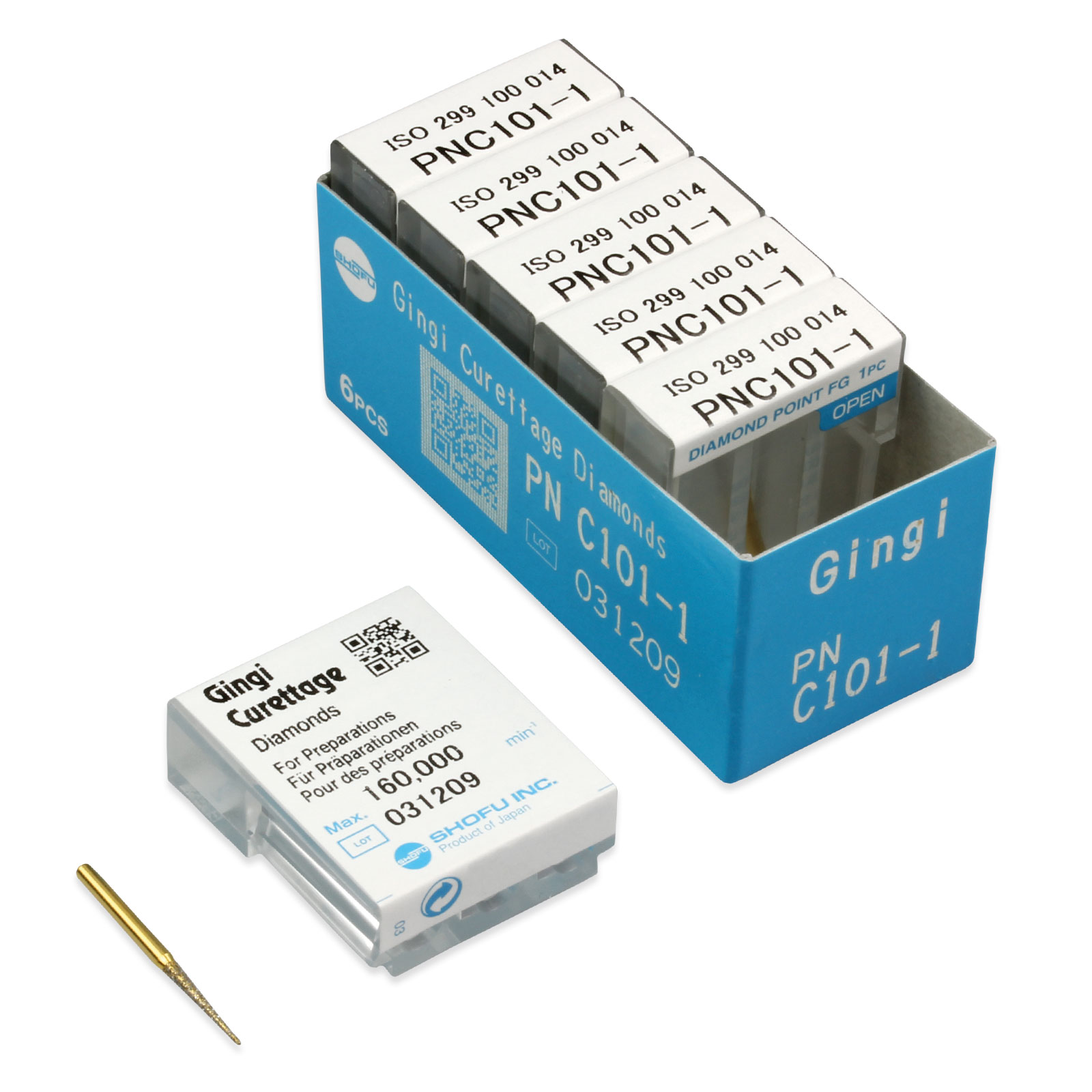 Fraises diamantées Gingi Curettage – SHOFU DENTAL, Diamond Burs
