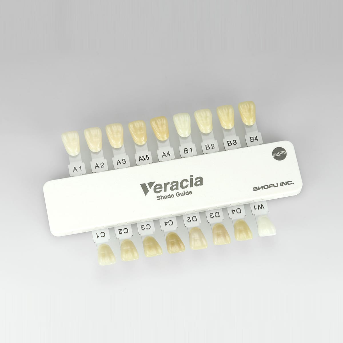Veracia / Veracia SA Shade guide – SHOFU DENTAL, Shade Rings, Shade Guides, Tooth Cabinets