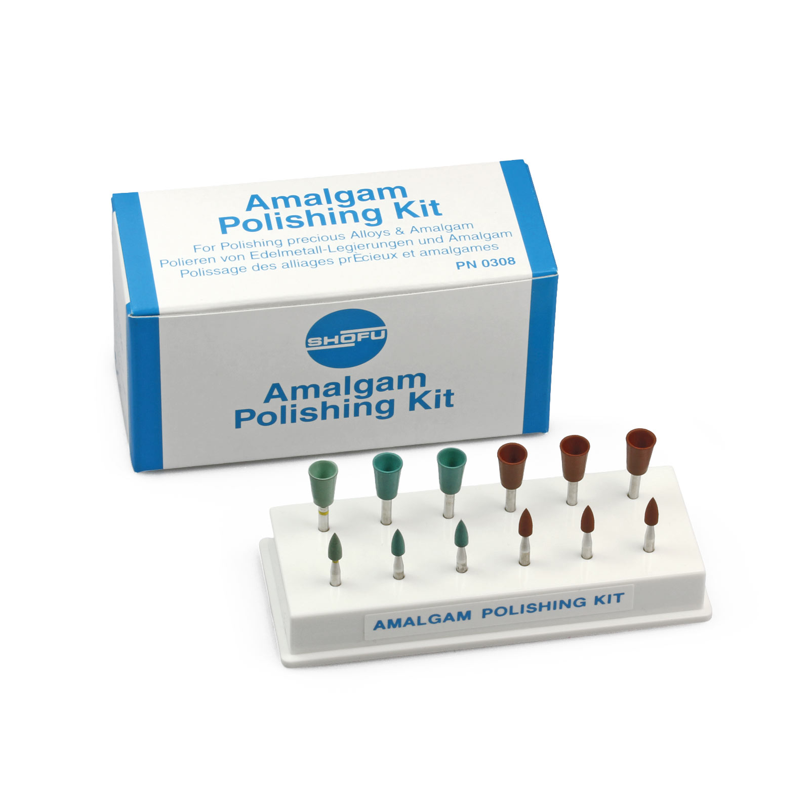 Amalgam Polishing Kit – SHOFU DENTAL, Finishing Kits
