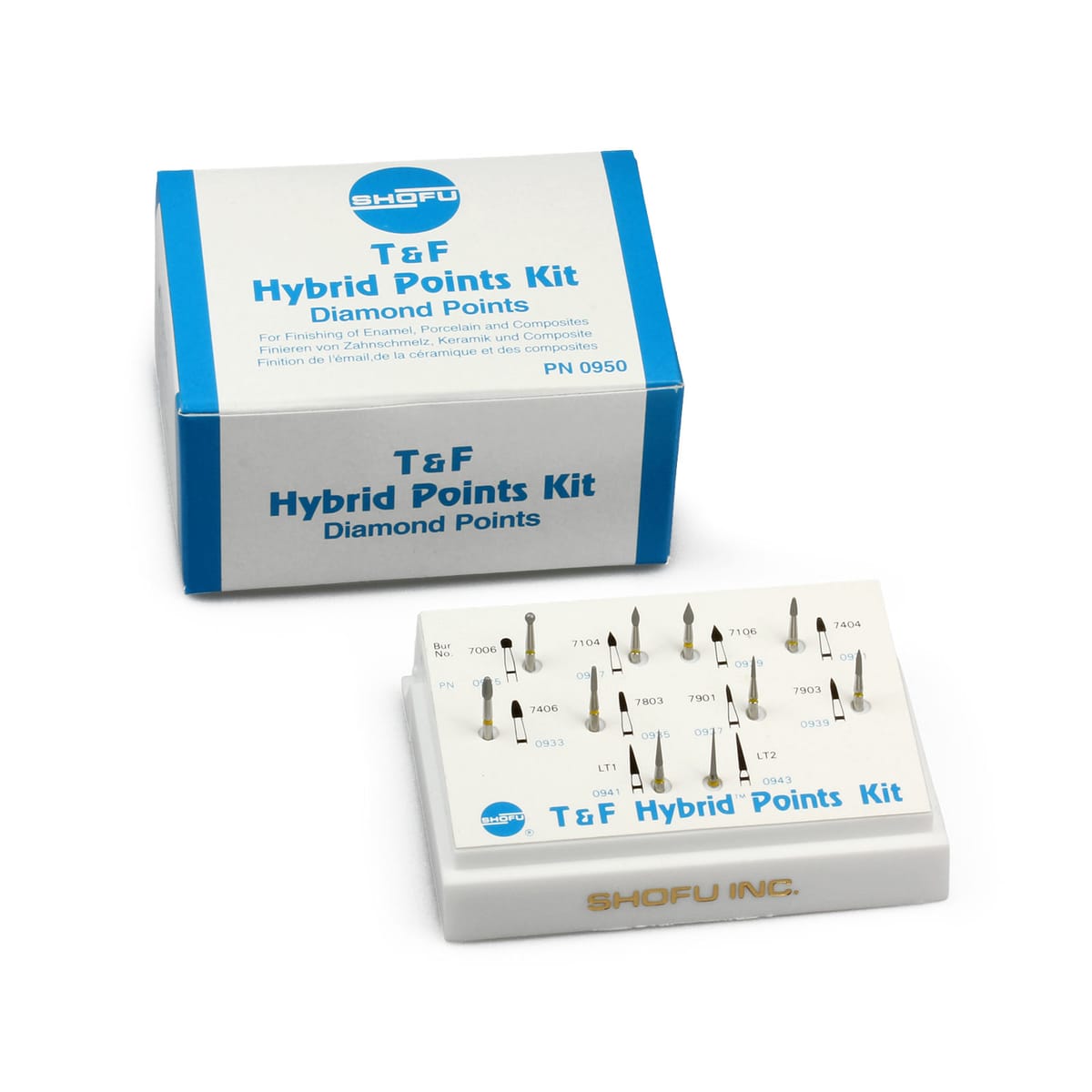 T&F Hybrid Points Kit – SHOFU DENTAL, Polishers