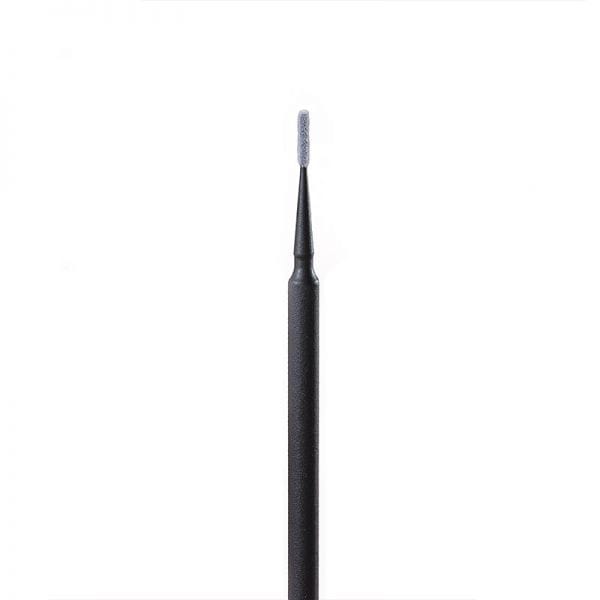 Mikro Applikatoren weiß / schwarz cylinder, 100 Stck.