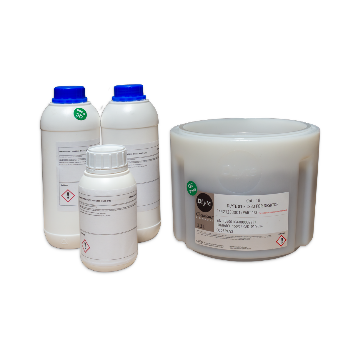 CoCr 18 - DLyte 01-S L233 Elektrolyte – SILADENT Dr. Böhme & Schöps, Sonstige Zahntechnikmaterialien