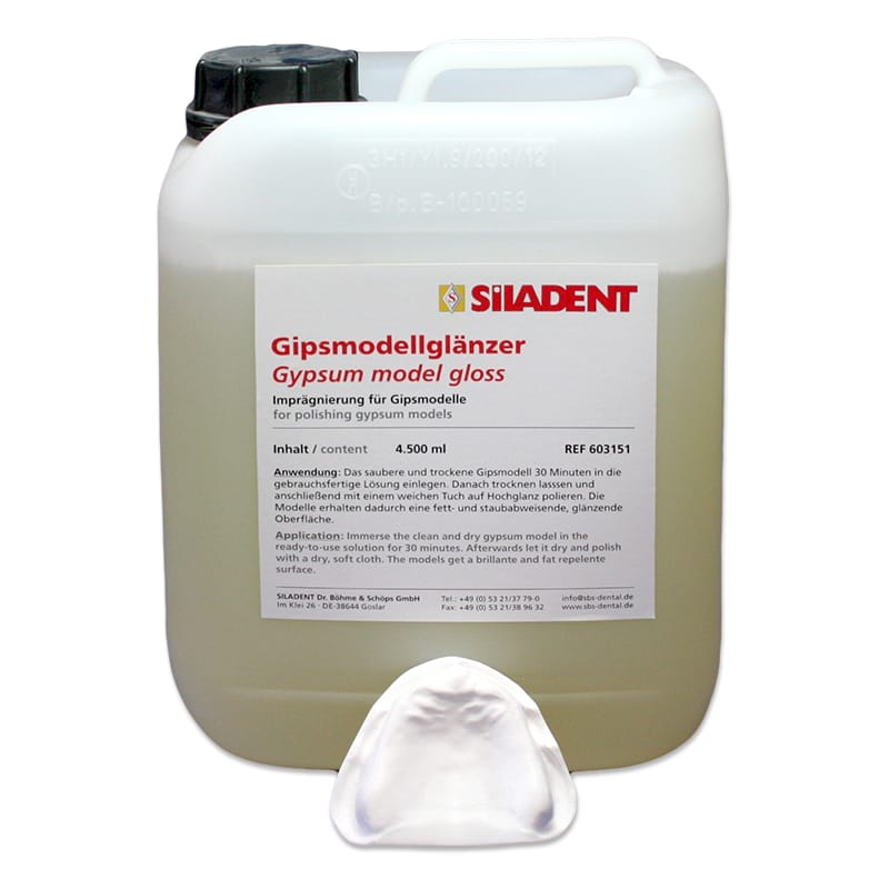 Gipsmodellglänzer 4,5 l Kanister – SILADENT Dr. Böhme & Schöps, Die Hardeners, Die Spacers, Hardeners