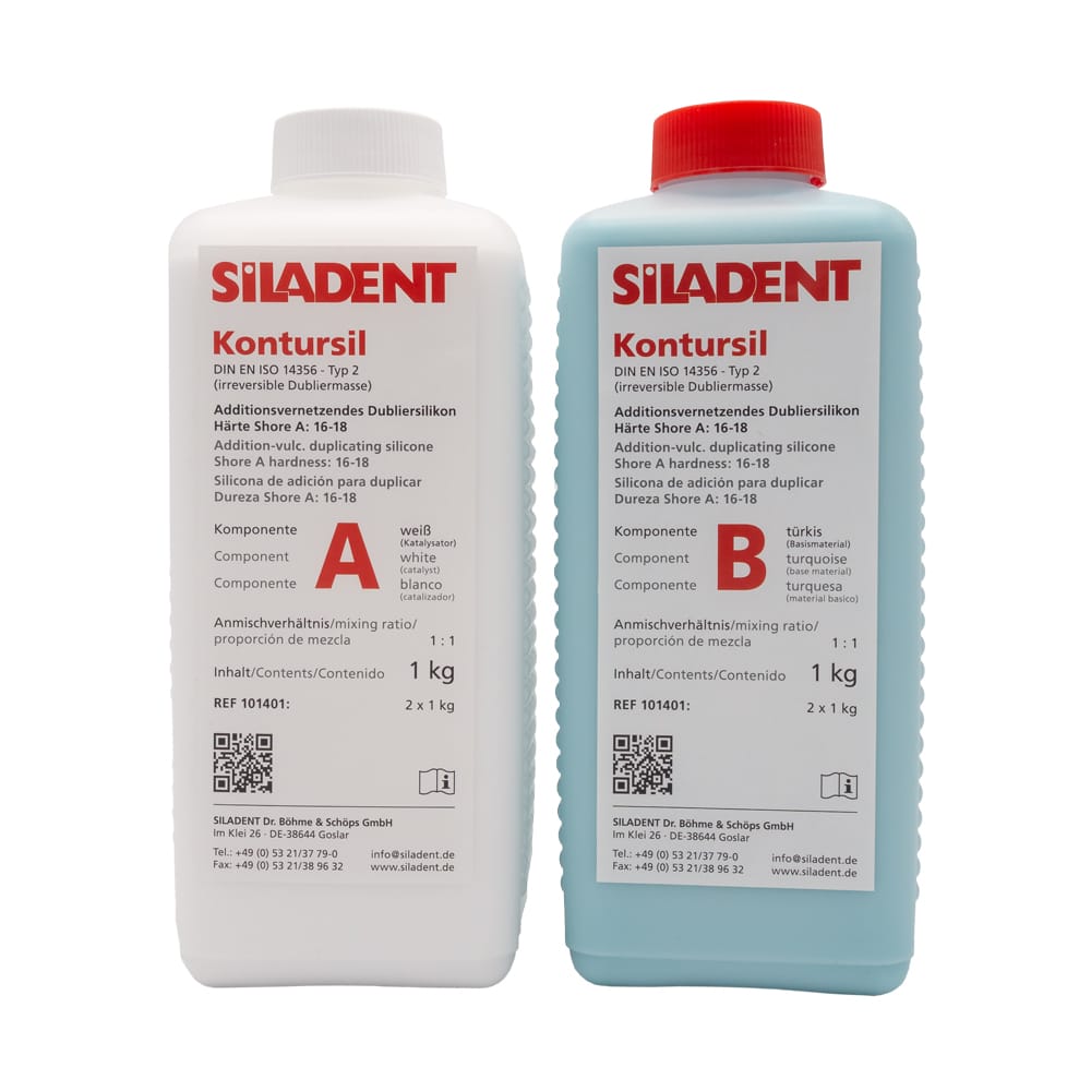 Kontursil 1 : 1 – SILADENT Dr. Böhme & Schöps, Duplicating Materials and Duplicating Flasks