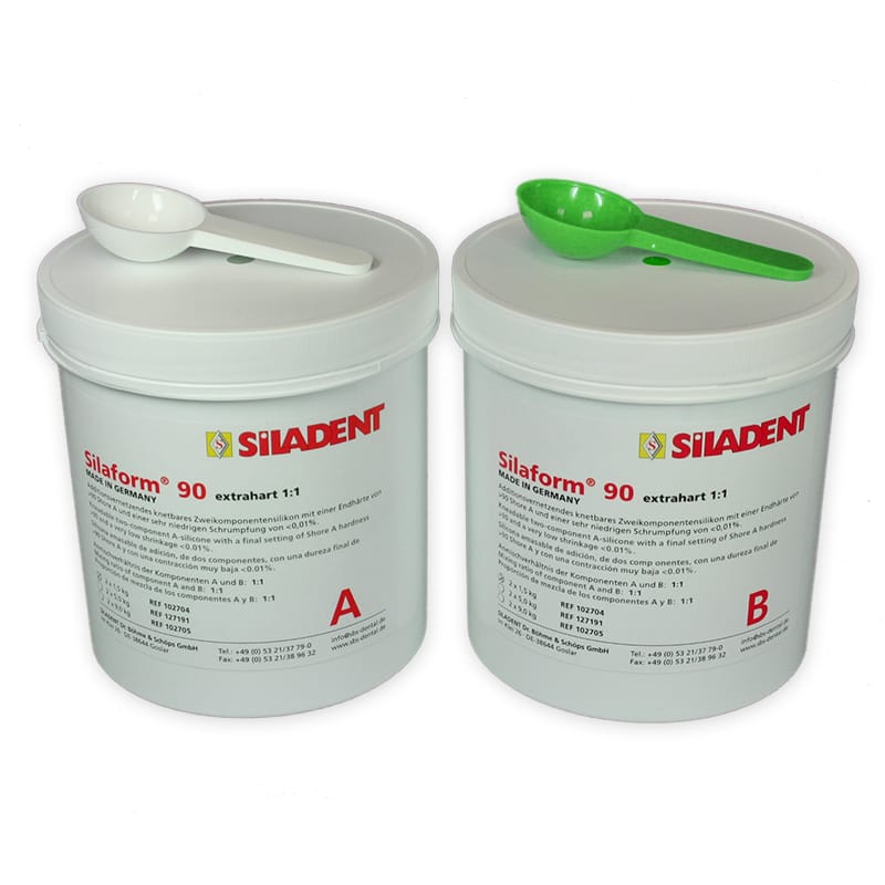 Silaform 90 extrahart 1:1 – SILADENT Dr. Böhme & Schöps, A-Silicones