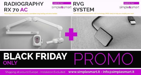 BLACK FRIDAY PROMO - OFFRE 1: RADIOGRAPHIE SYSTEMES RX 70 AC + RVG Taille 1