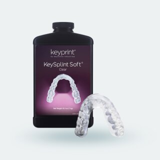 KeyPrint KeySplint Soft CLEAR | 1kg – SIPEA GmbH, 3D Printing Resins
