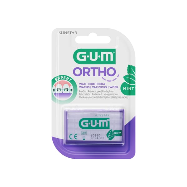GUM® ORTHO Wax - Protective barrier for orthodontic appliance