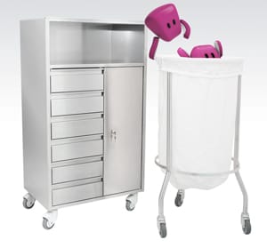 Chariot armoire – Tecnomed Italia s.r.l., Practice Furniture and Accessories