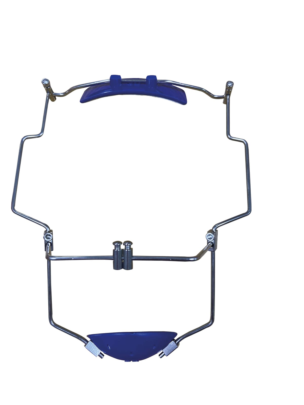 Gesichtsmaske Typ 1, verstellbar, blau – TeleDenta GmbH, Extraorale Geräte