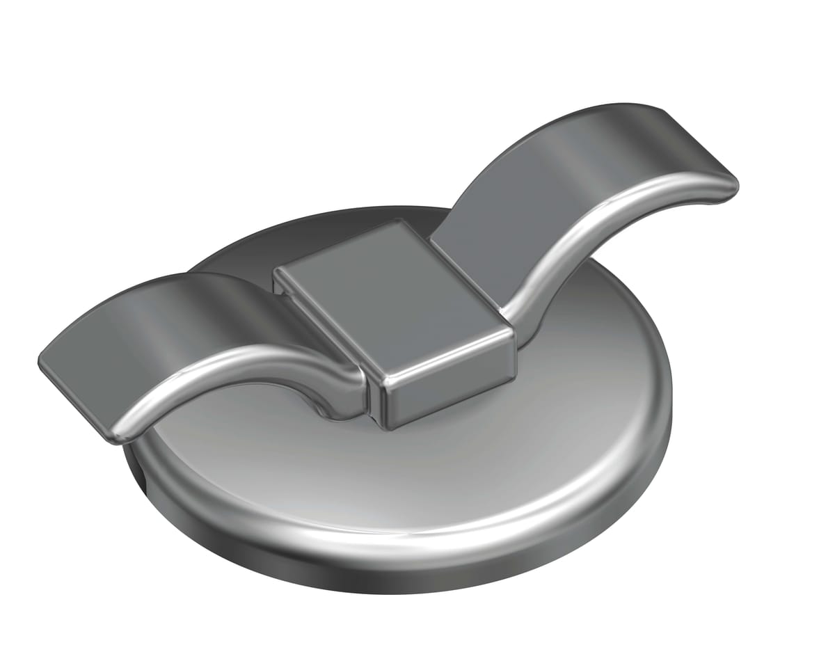 Lingual-Doppelhäkchen, mit runder Basis – TeleDenta GmbH, Bands