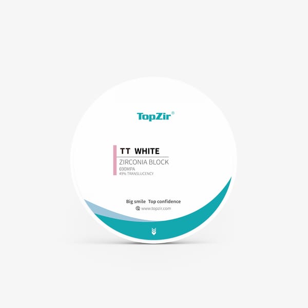 TT white dental zirconia block
