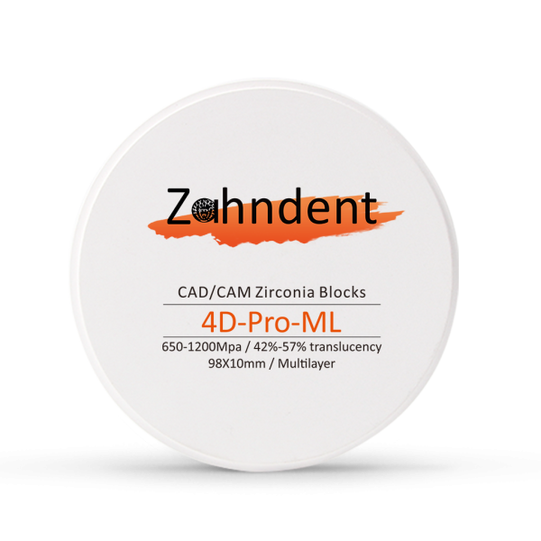4D-Pro ML Dentaler Zirkonoxidblock – Zhejiang Zahndent Biotechnology Co., Ltd, Blöcke