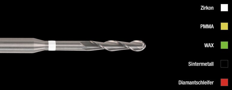 Fräser CAD/CAM 2 L Zirkon (3 mm)