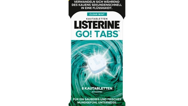Neue Kautabletten LISTERINE GO!
