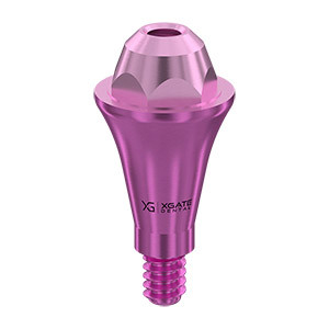 Straight multi unit abutment D-type, conical mini