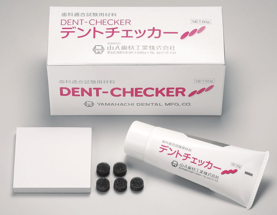 Dent Checker (Pâte de contrôle pour prothèse) – Yamahachi Dental MFG., CO., Denture Resins