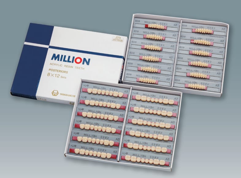 Million Diastemata-Seitenzähne / Flache Seitenzähne – Yamahachi Dental MFG., CO., Prothesenkunststoffe