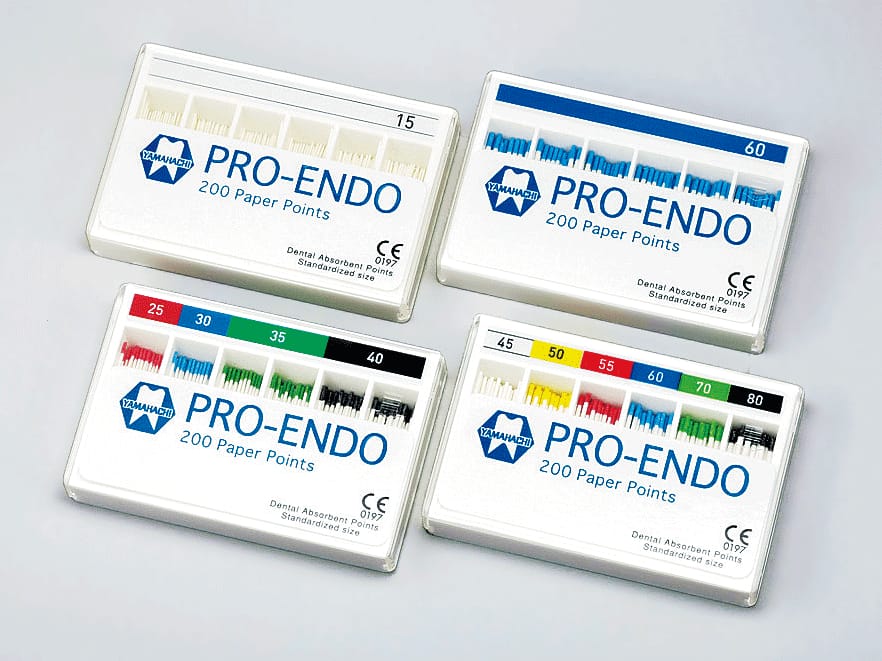 Pro-End Papierspitzen – Yamahachi Dental MFG., CO., Papierspitzen