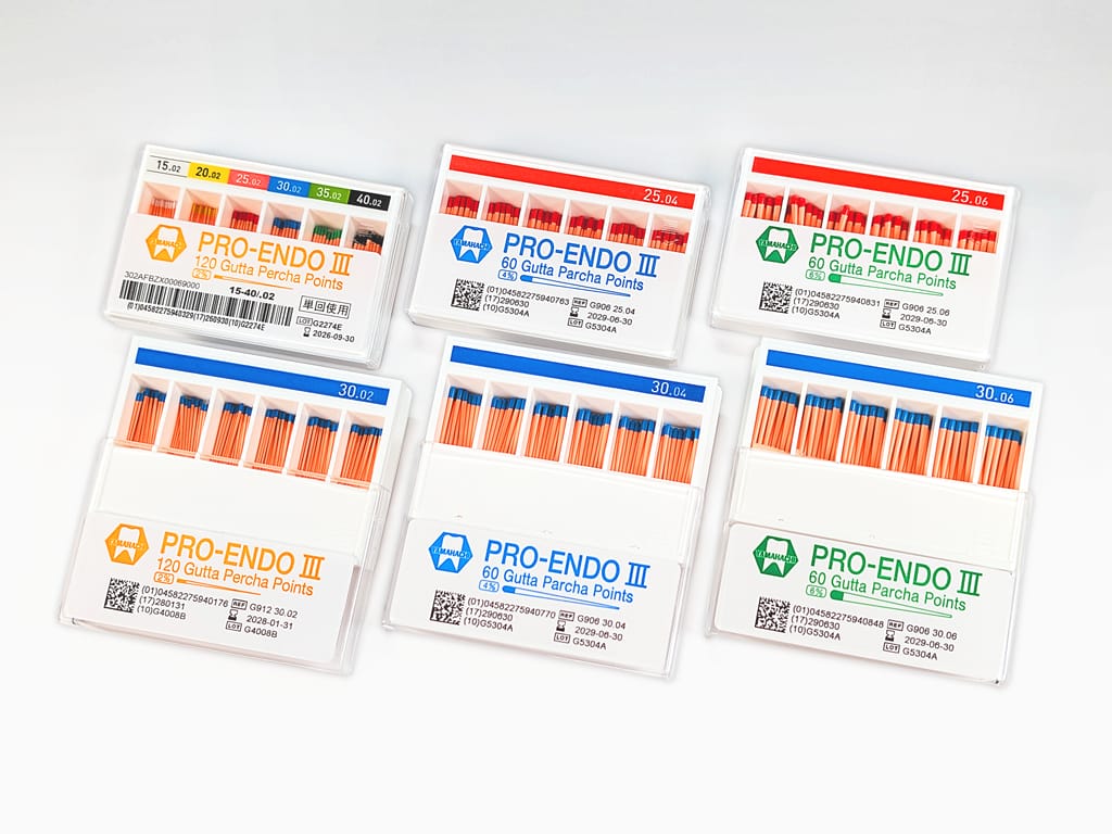 Pro-End III – Yamahachi Dental MFG., CO., Gutta-Percha Points - Plastic Points