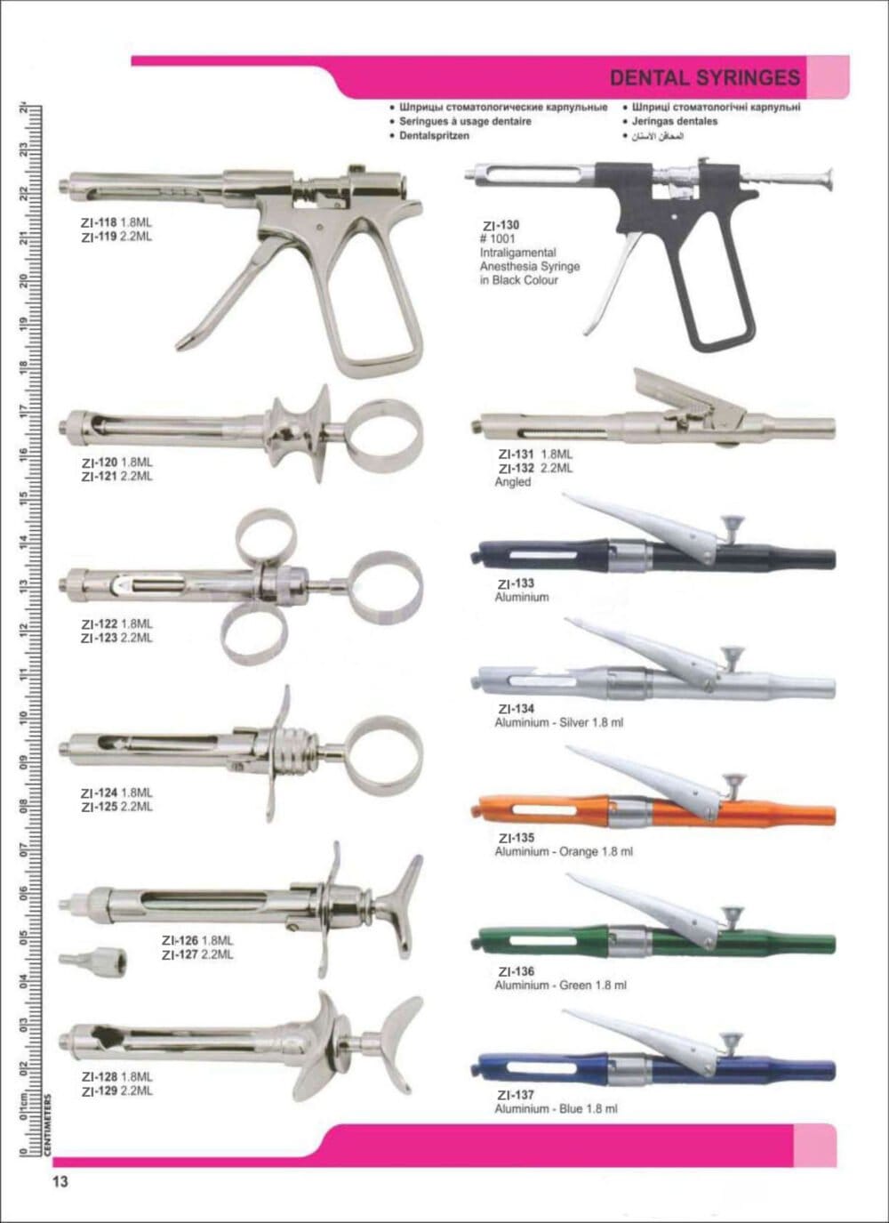 Dental Syringes – Zaryab Instruments, Applikationspistolen