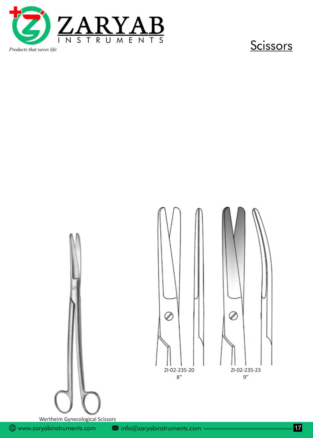 Scissors – Zaryab Instruments, Scissors & Needle Holders