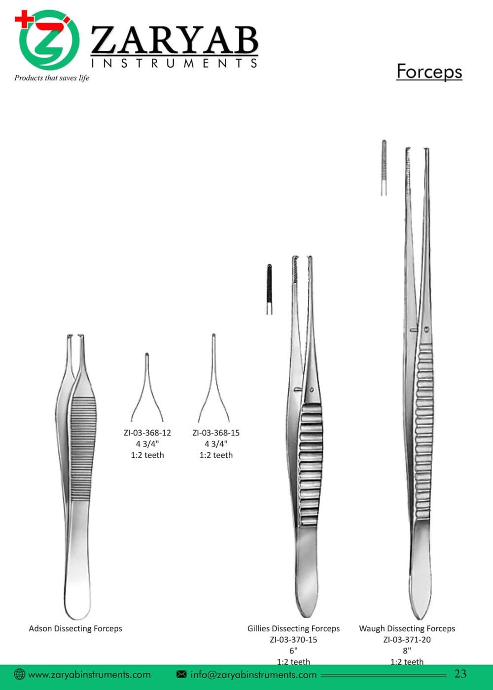 Forceps – Zaryab Instruments, Extraction Forceps